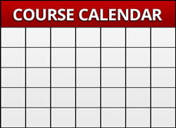 course calendar